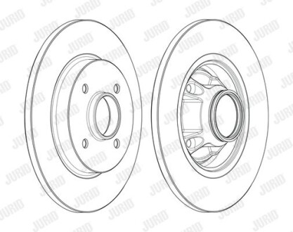 Диск гальмівний JURID 562611J-1