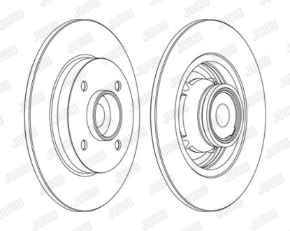 Диск гальмівний JURID 562374J-1