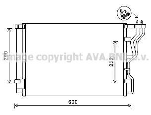 Радіатор кондиціонера COOLING AVA HY5299D