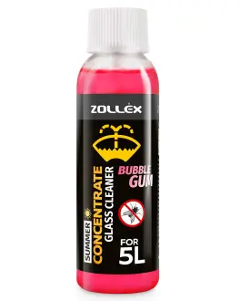 Омивач скла літній концентрат "Bubble Gum", 60 мл, на 5 л 18114 (15шт/уп) ZOLLEX 4169148