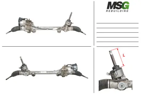 Рульова рейка з ЕПК Jaguar XE 15- Rebuilding MSG JA402.NLR0.R