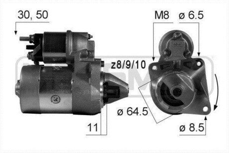 Стартер MESSMER 220014