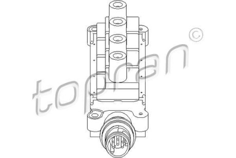 Ignition coil TOPRAN 500957