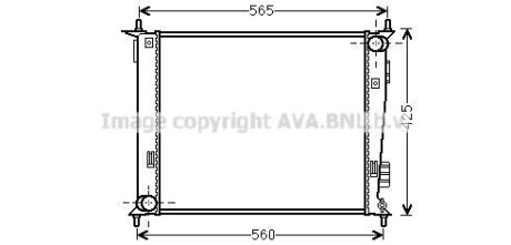 Радіатор COOLING AVA KAA2143