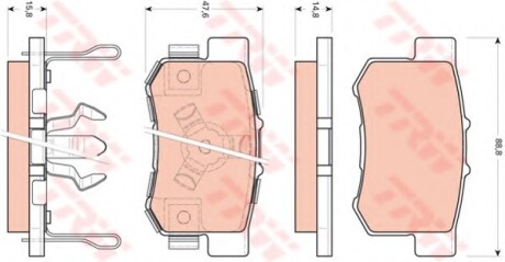 Drive+ - Гальмівні колодки до дисків Drive+ DRIVE+ DP1010.10.1007