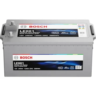 Тяговый аккумулятор Marine & Leisure LE001 240 Ач 12 V BOSCH 0092LE0010