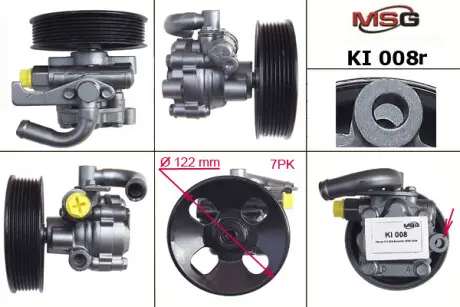 Насос ГПК відновлений Kia Sorento 02-09 Rebuilding MSG KI008R