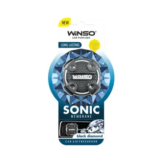 Освіжувач повітря Sonic, мембранний на дефлектор - Black Diamond (18шт./ящ.) WINSO 531040