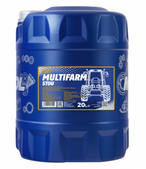 Олива моторна. Multifarm STOU 10W30 20L MN2501-20 MANNOL MN250120