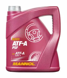 Олива гідравлічна ATF-A PSF 4L (4шт/уп) MN8203-4 MANNOL MN82034