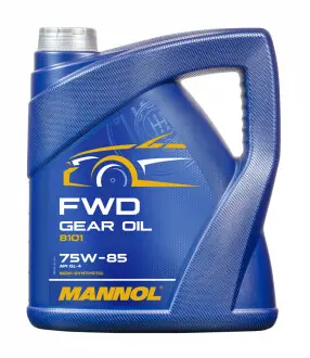 Трансмиссионное масло FWD Getriebeoel GL-4 MT-1 75W-85 полусинтетическое 4 л MANNOL MN81014