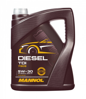 Олива моторна Diesel TDI 5W-30 SN 5L (4шт/уп) MN7909-5 MANNOL MN79095