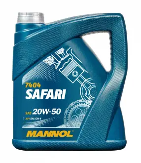 Моторное масло Safari 20W-50 5 л MANNOL MN74045