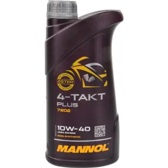 Моторна олива 4Т 4-Takt Plus 10W-40 напівсинтетична 1 л MANNOL MN72021