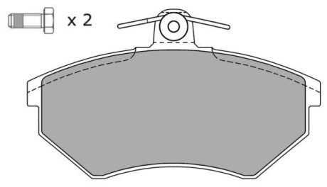 Колодки тормозные FREMAX FBP-0810