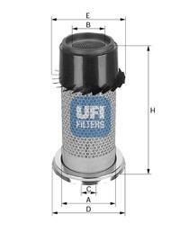 Фільтр повітря UFI 2722900