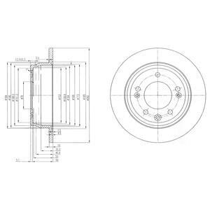 Drive+ - Гальмівний диск Drive+ DRIVE+ DP1010.11.0289