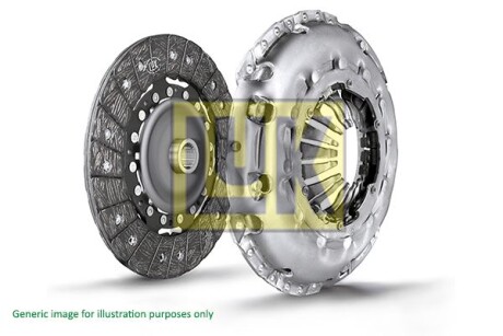 Комплект зчеплення Hyundai Santa Fe/Kia Sorento 2.4 09- (d=240mm) LUK 624 3782 09