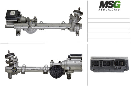 Рульова рейка з ЕПК Hyundai Sonata LF 14-20 Rebuilding MSG HY407.NLF0.R