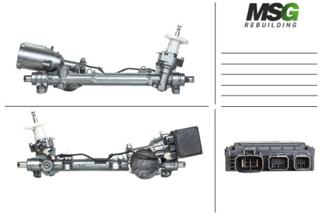 Рульова рейка з ЕПК Kia Sorento 14-20 Rebuilding MSG KI410.NLA0.R