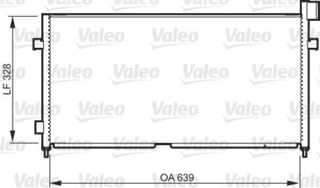 Радіатор кондиціонера VALEO 818984