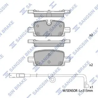 Гальмівні колодки, дискові SP4395HQ HI-Q SP4395