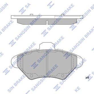 Гальмівні колодки, дискові SP1262HQ HI-Q SP1262