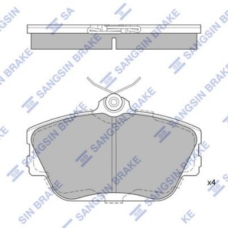 Гальмівні колодки, дискові SP1268HQ HI-Q SP1268 (фото 1)