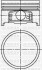 Поршень с кольцами і пальцем (размер отв. 72,00/STD) CITROEN Berlingo 1,1 96- (4ц.) (TU 1 JP) YENMAK 31-04927-000 (фото 1)