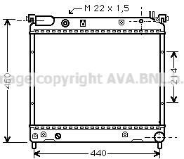 Радіатор COOLING AVA SZ2025