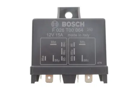 Реле свічок розжарювання (12V) Citroen Jumper/Peugeot Boxer 2.5D/TD 94-02 F 026 T00 064 BOSCH F026T00064