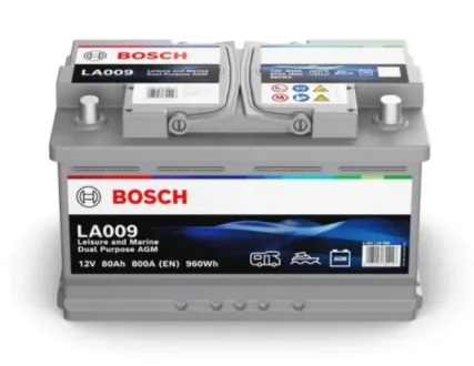 Аккумуляторная батарея 80Ah/800A (315x175x190/+R/B13) (Dual Purpose AGM) 0 092 LA0 090 BOSCH 0092LA0090