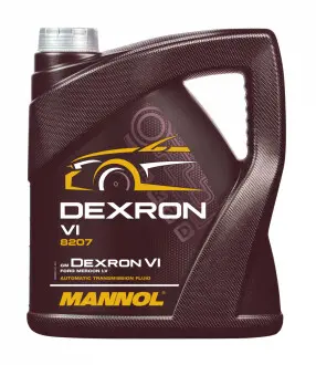 Олива трансм. ATF DEXRON VI 4L (4шт/уп) MN8207-4 MANNOL MN82074