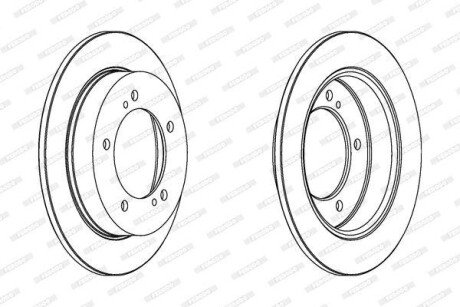 Гальмівний диск FERODO DDF351C