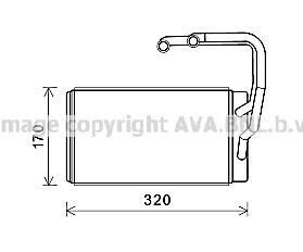 KIA Радіатор опалення OPIRUS 3.5, 3.8 03- AVA KAA6263