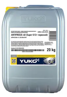 Антифриз -32 Super G12+ красн. 20л YUKO 4823110405468