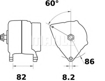 Генератор MAHLE MAHLE\KNECHT MG560