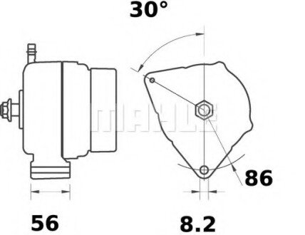 Генератор MAHLE MAHLE\KNECHT MG178