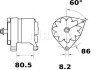 Генератор MAHLE MAHLE\KNECHT MG216 (фото 1)