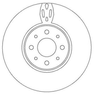 FIAT гальмівний диск передн. Bravo, Stilo JURID 562295JC