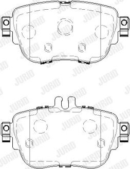 DB Колодки гальмівні задні W213 16- JURID 573843J