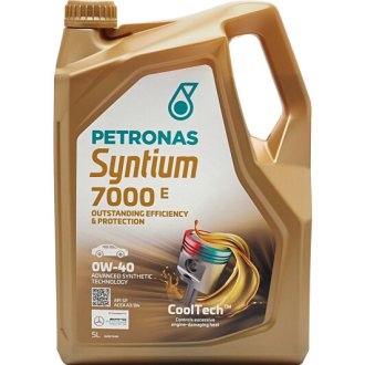 Моторна олива Syntium 7000 E 0W-40 синтетична 5л. PETRONAS 70722M12EU