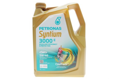 Моторна олива SYNTIUM 3000 E 5W40 5л PETRONAS 70731M12EU