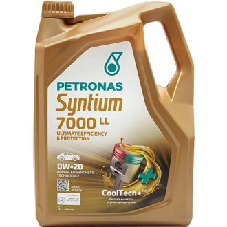 Моторна олива Syntium 7000 LL 0W-20 синтетична 5л PETRONAS 70719M12EU