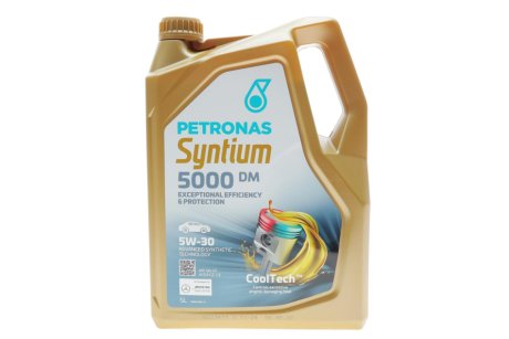 Моторна олива SYNTIUM 5000 DM 5л 5W30 PETRONAS 70957M12EU