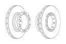 Гальмівний диск FERODO FCR318A