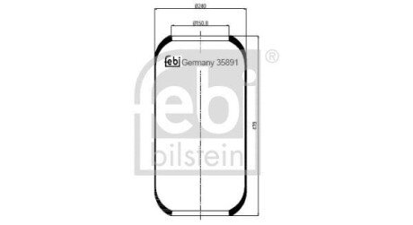 Подушка амортизуюча FEBI 35891