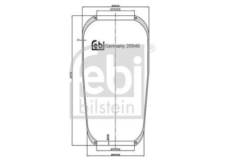 Подушка амортизуюча FEBI 20946