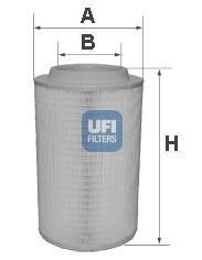 Повітряний фільтр UFI 27.650.00