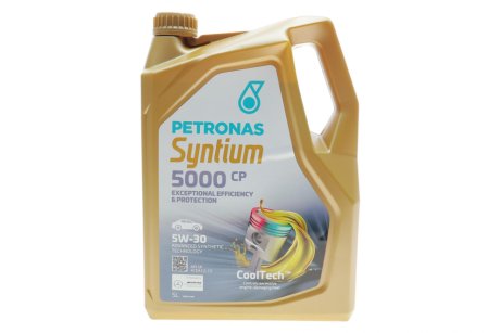 Моторна олива SYNTIUM 5000 CP 5W30 5л PETRONAS 70830M12EU